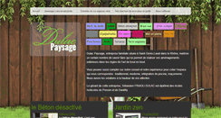 Desktop Screenshot of dulacpaysage.fr